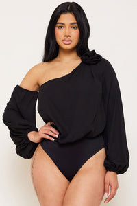 ONE SHOULDER BODYSUIT