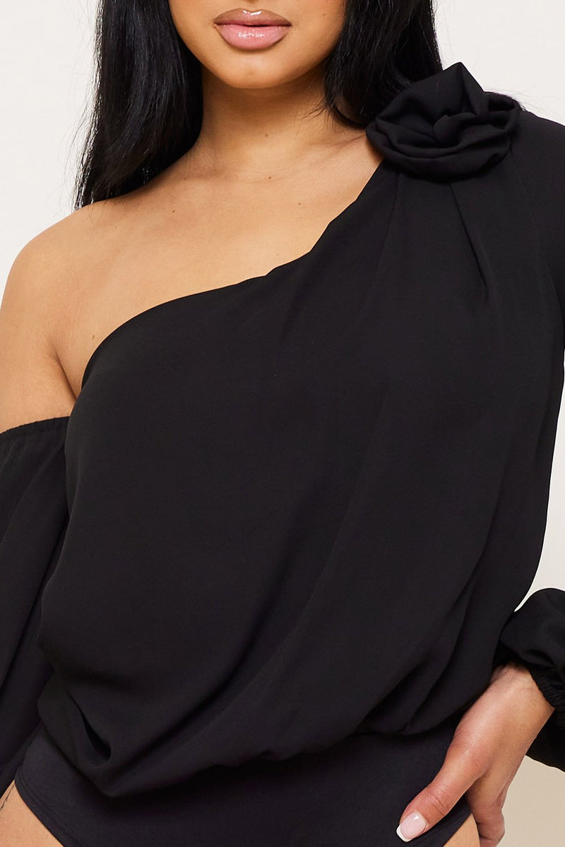 ONE SHOULDER BODYSUIT