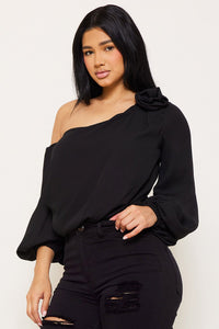 ONE SHOULDER BODYSUIT