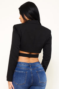 OVER SIZE CROP JACKET