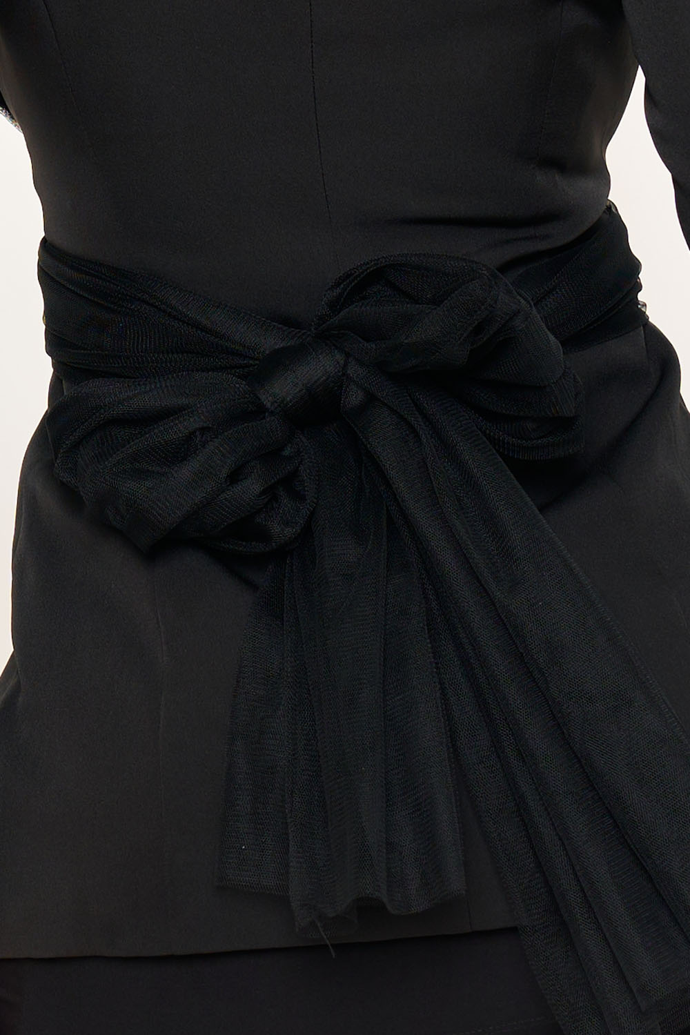 CROSS WRAP AROUND SUIT JACKET