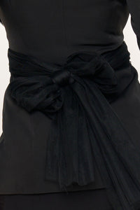 CROSS WRAP AROUND SUIT JACKET