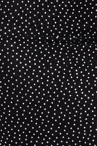 RHINESTONE ON STRETCH WAVY MESH MINI DRESS