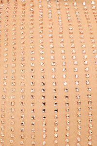 RHINESTONE ON POWER MESH TUBE TOP MINI DRESS