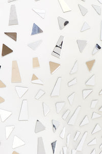 MIRROR GLASS PIECES MINI DRESS