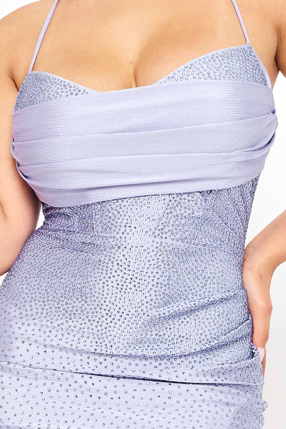 RHINESTONE MERMAID MAXI DRESS